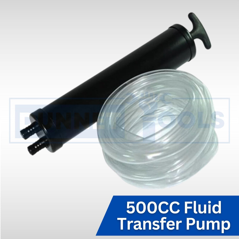 500cc Manual Fluid Transfer Pump with 2.4m Hose for Oil & Coolant