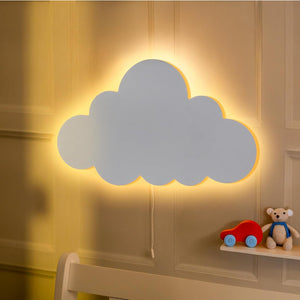Cloud Wooden Night Light