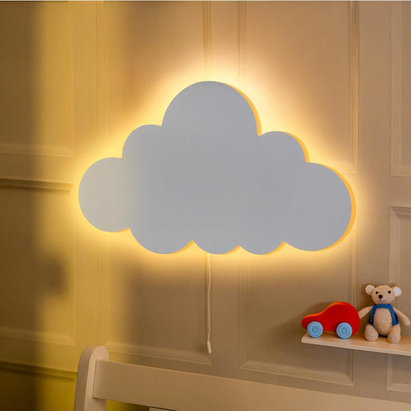 Cloud Wooden Night Light