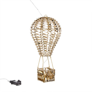 Gold Hanging Hot Air Balloon Christmas Light