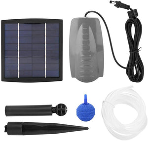Solar Powered Pond Air Pump & Oxygenator for Garden Ponds, Fish Tanks & Outdoor Water Features