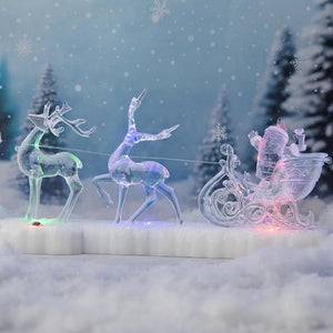 LED Christmas Acrylic Snow Ornament