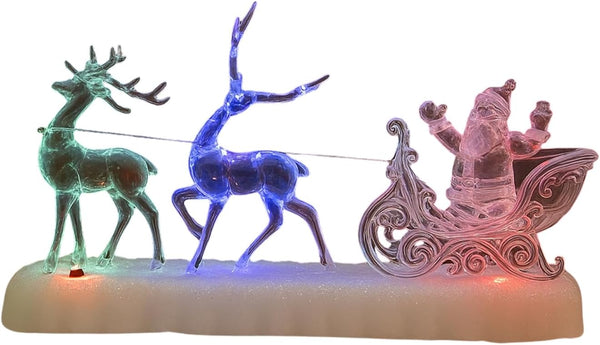 LED Christmas Acrylic Snow Ornament