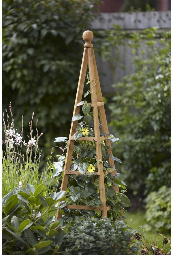 1.5m Wooden Garden Obelisk Plant Support Frame
