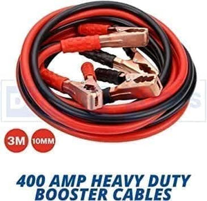 2.5 Meters Heavy Duty Jump Leads 400 Amp Battery Booster