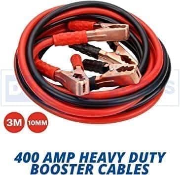 2.5 Meters Heavy Duty Jump Leads 400 Amp Battery Booster