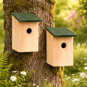 2pc Bird Nesting Box for Garden