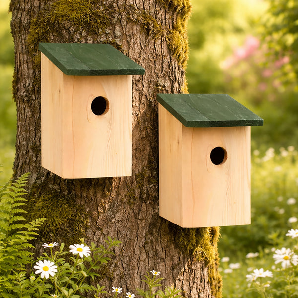 2pc Bird Nesting Box for Garden
