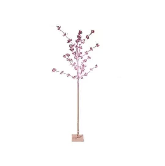 White twig tree illuminated with 480 colourful lights