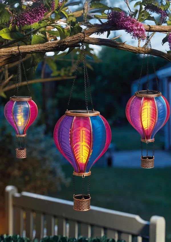 Multicolour solar balloon light