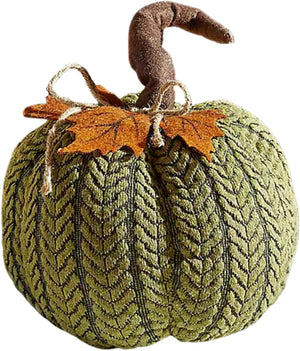 Large Green Plush Pumpkin