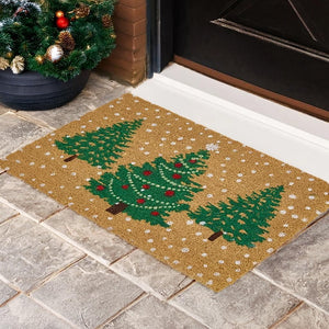 Christmas Tree Heavy Duty Door Mat