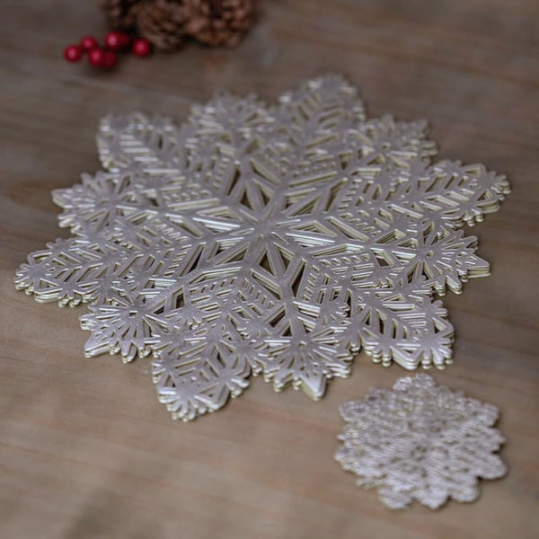 Set of 6 Snowflake Placemats And Coasters