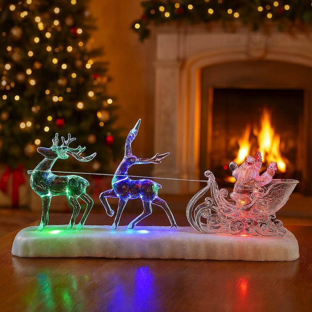 LED Christmas Acrylic Snow Ornament