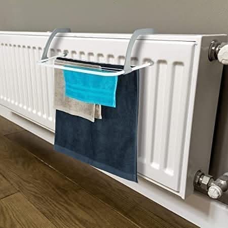 Free Hanging Radiator Deluxe Hanging Space Saving Radiator Clothes Airer - 5 Bar