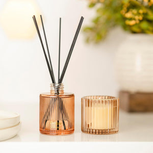 Pomegranate Noir Fragrance Reed Diffuser & Candle Set