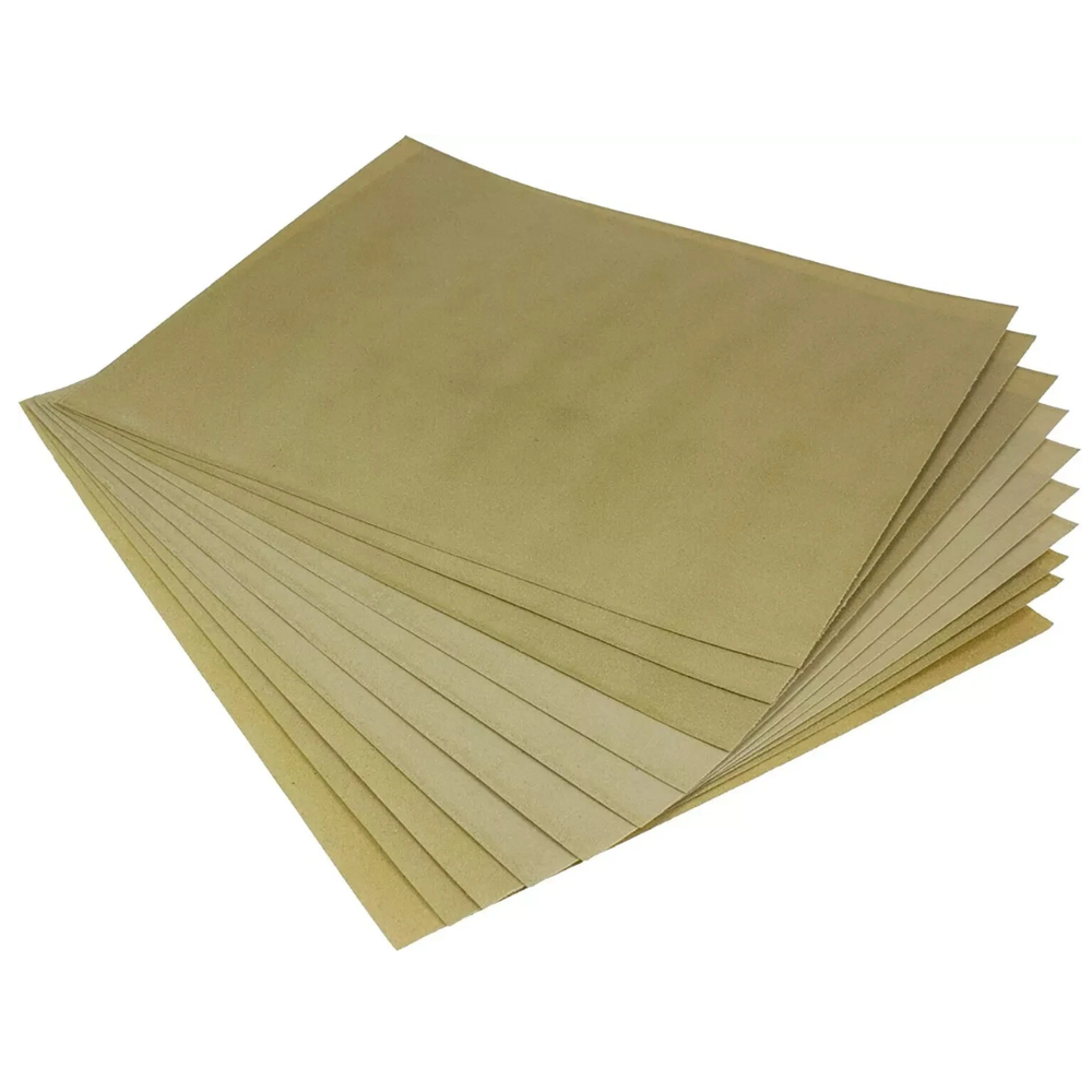 Assorted Grit Sandpaper Sheets Fine Medium Coarse 10 Pack