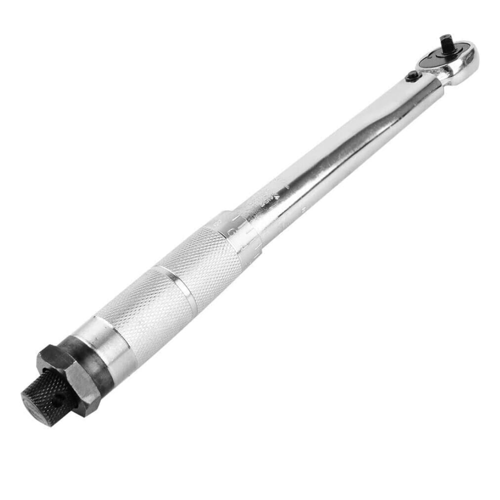 1/4" Drive Torque Wrench 5-25NM Ratchet Garage Tool + Storage Carry Case Steel