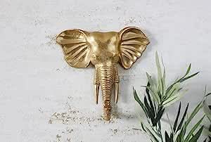 Novelty Gold Elephant Animal Hook Key Holder