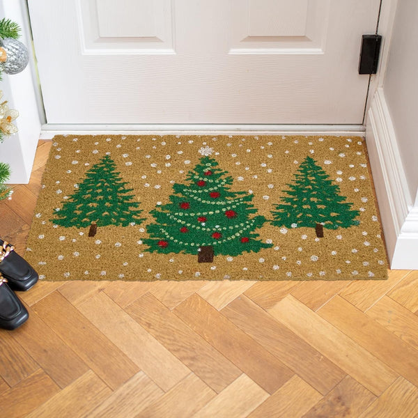 Christmas Tree Heavy Duty Door Mat