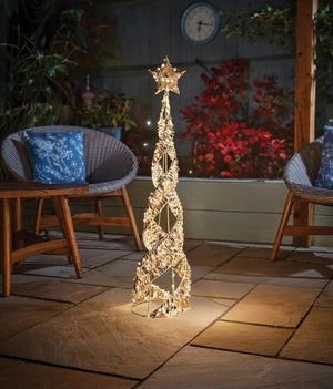 80cm Outdoor Pre Lit Christmas Tree
