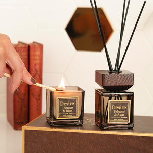 Tobacco & Rum Room Diffuser & Candle Set