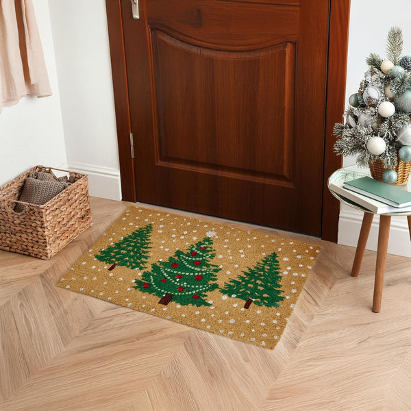Christmas Tree Heavy Duty Door Mat