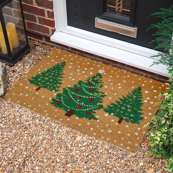 Christmas Tree Heavy Duty Door Mat