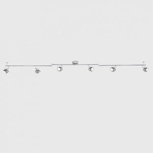 Track lighting fixture on a white background