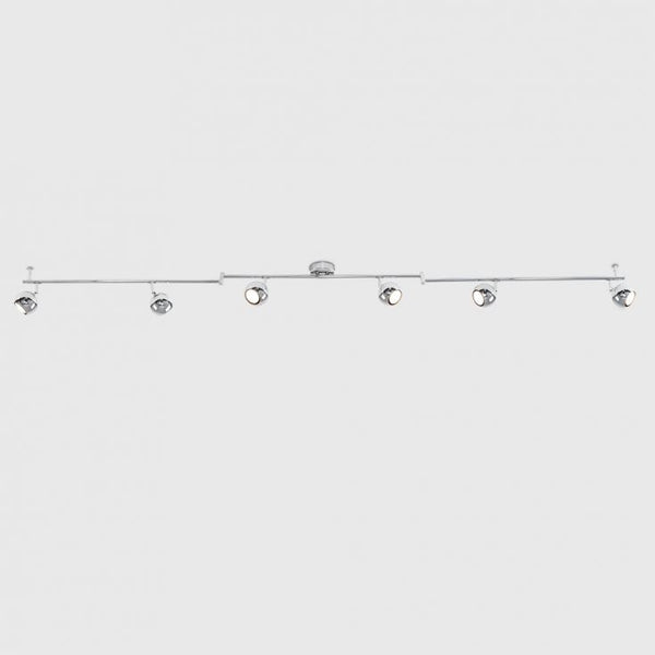 Track lighting fixture on a white background