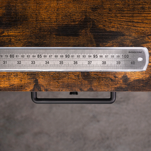 1M Stainless Steel Ruler Toolzone Quality Precision Durable DIY Tool Durable