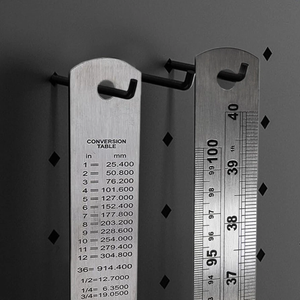 1M Stainless Steel Ruler Toolzone Quality Precision Durable DIY Tool Durable