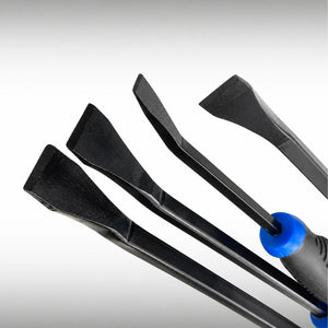 24" Heavy Duty Wrecking Bar Set 4pc Carbon Steel Pry Bars
