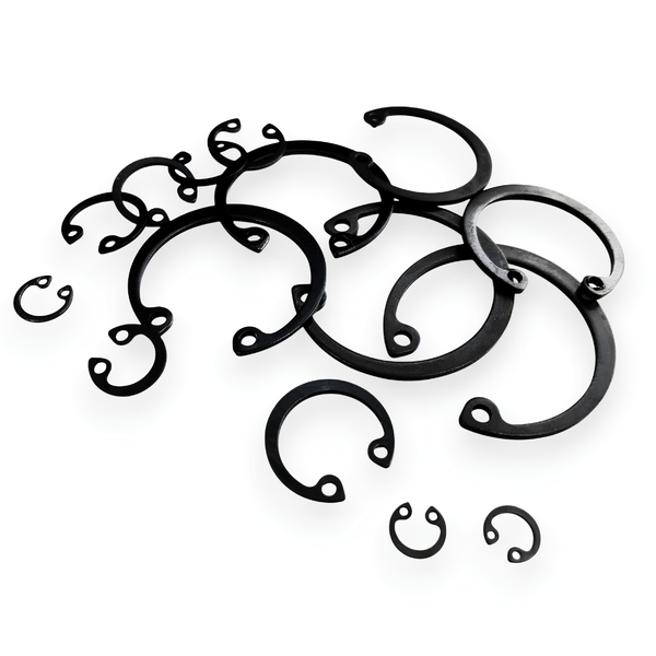 180 Piece Circlip Assortment Kit Internal and External Rings