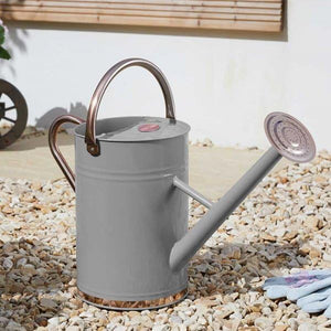 9L slate galvanised steel garden watering can