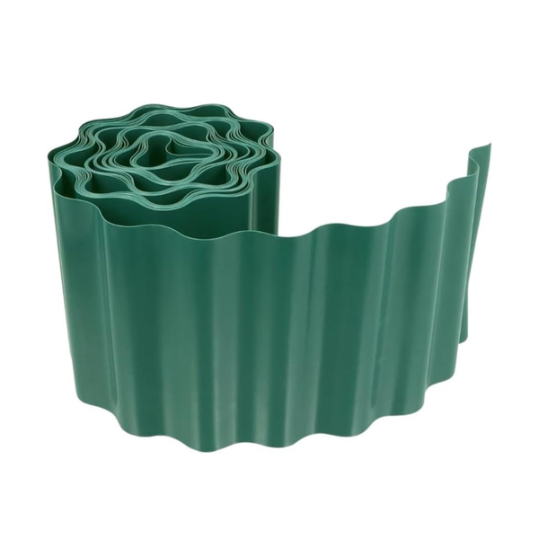 Green Wavy Lawn Edging Roll – Flexible Garden Border 30m