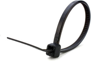 Black self locking cable ties for wire management
