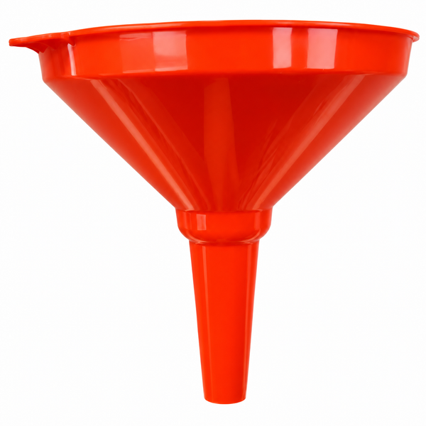 200mm Plastic Funnel for Fuel, Water, Oil and Kitchen Use