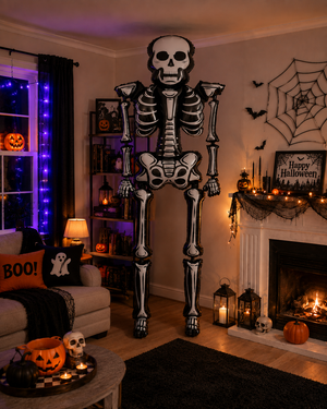 Mega Skeleton Foil Balloon 250cm