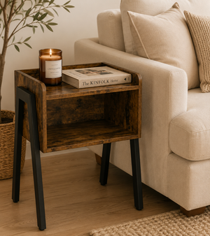 Classic Mahogany Side Table Nightstand End Table