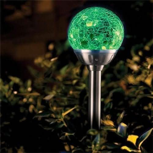 Colour changing solar path lights for outdoor entertaining