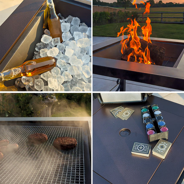 Large 4 in 1 Multifunctional Outdoor Fire Pit