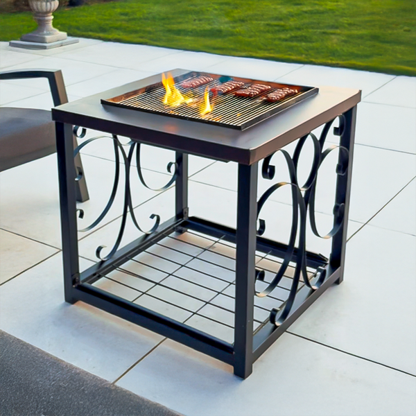 Large 4 in 1 Multifunctional Outdoor Fire Pit