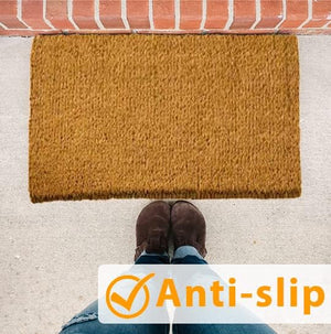 Non slip PVC backed garden entrance mat