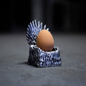 Fantasy throne egg cup for quirky kitchen décor