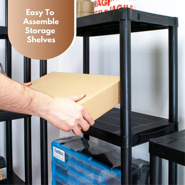 Freestanding garage storage rack for household items