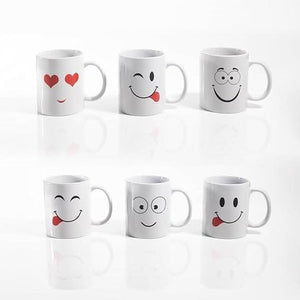 Fun emoji drinking mugs for hot beverages