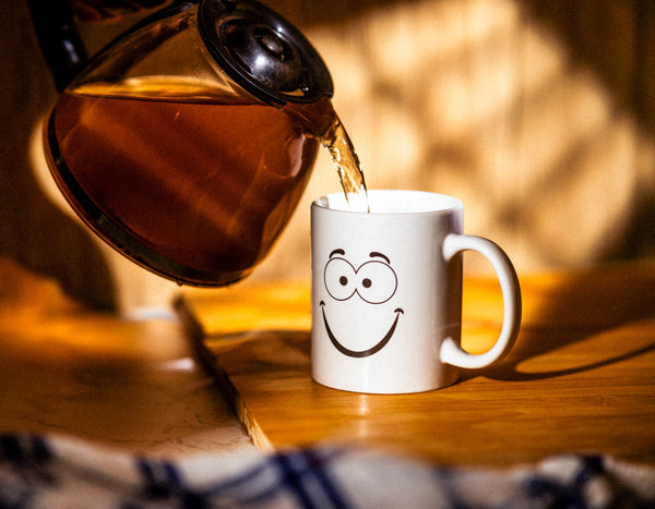 Humorous coffee mugs for office and party use