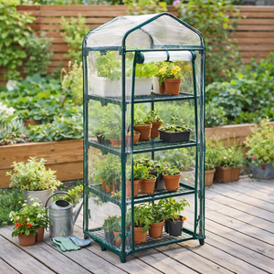 Premium 4 Tier Mini Greenhouse Plant Protection Cover