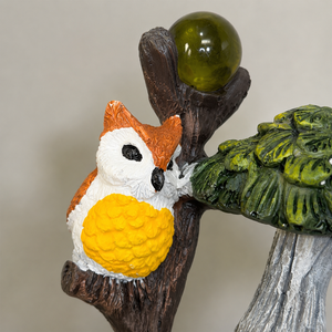 Set of 2 Tree Man Garden Ornaments Fantasy Face Tree Decorations